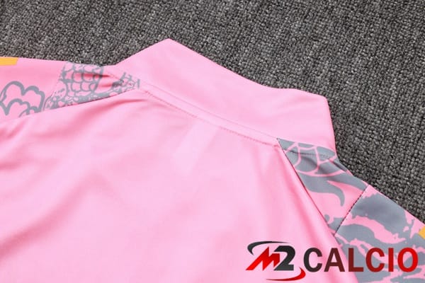 Insieme Tuta Calcio - Giacca Real Madrid Rosa 2024/2025