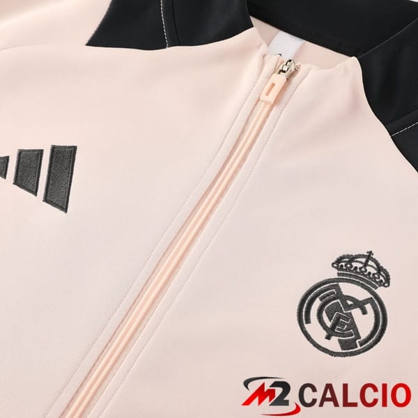 Insieme Tuta Calcio - Giacca Real Madrid Rosa 2024/2025