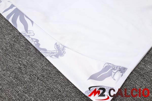 Insieme Tuta Calcio - Giacca Real Madrid Bianco 2024/2025