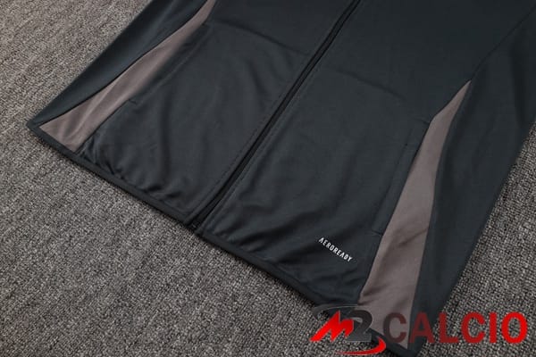 Insieme Tuta Calcio - Giacca Real Madrid Grigio 2024/2025