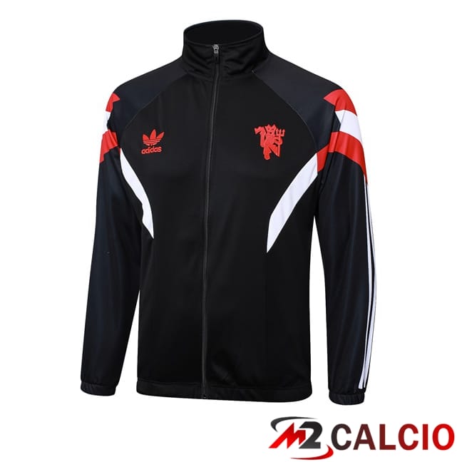 Maglie Calcio Personalizzate,Tute Calcio Squadre,Maglia Nazionale Italiana Calcio | Giacca Calcio Manchester United Nero 2024/2025