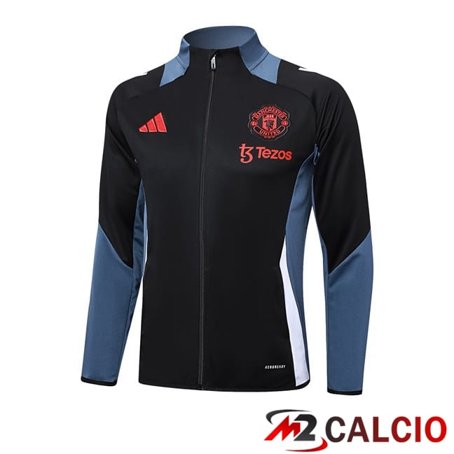 Maglie Calcio Personalizzate,Tute Calcio Squadre,Maglia Nazionale Italiana Calcio | Giacca Calcio Manchester United Nero 2024/2025