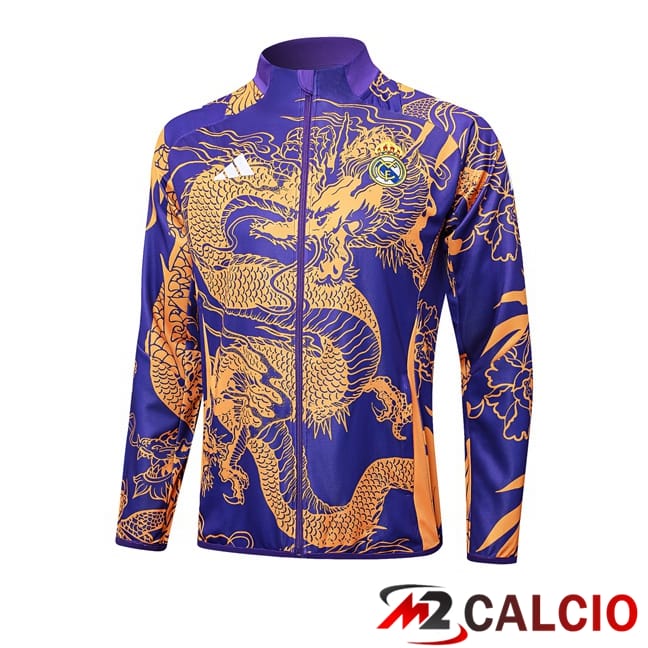 Giacca Calcio Real Madrid Viola 2024/2025