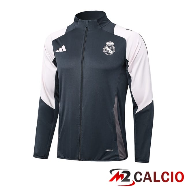 Maglie Calcio Personalizzate,Tute Calcio Squadre,Maglia Nazionale Italiana Calcio | Giacca Calcio Real Madrid Grigio 2024/2025