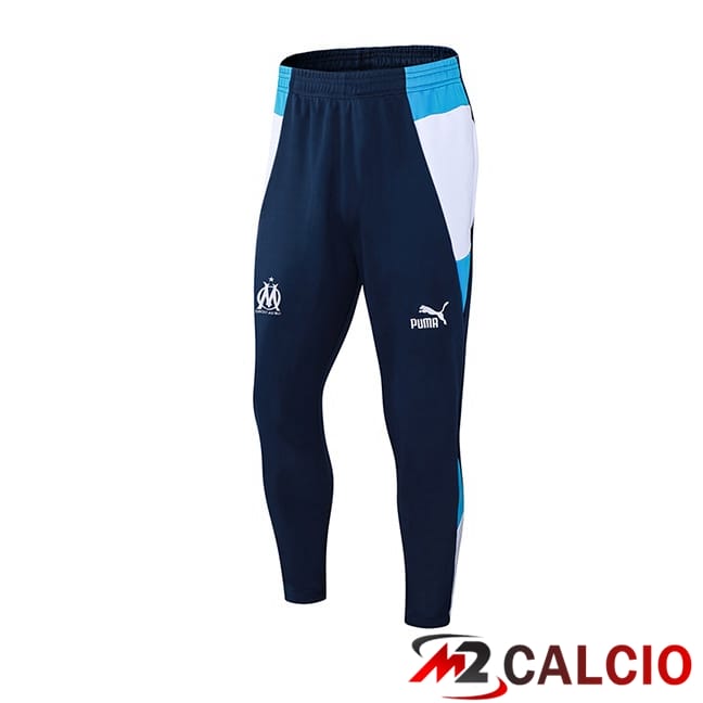 Maglie Calcio Personalizzate,Tute Calcio Squadre,Maglia Nazionale Italiana Calcio | Pantaloni Da Allenamento Marsiglia OM Blu Reale 2024/2025