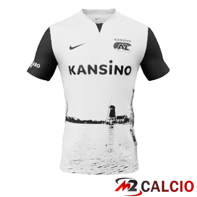 Maglie Calcio Personalizzate,Tute Calcio Squadre,Maglia Nazionale Italiana Calcio | Maglie Calcio AZ Alkmaar Seconda 2024/2025