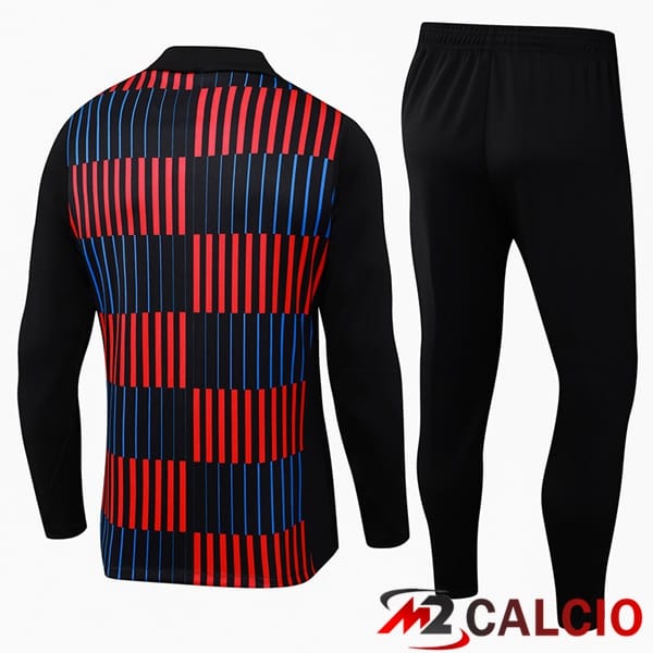 Insieme Tuta Calcio FC Barcellona Blu Nero Rosso 2024/2025