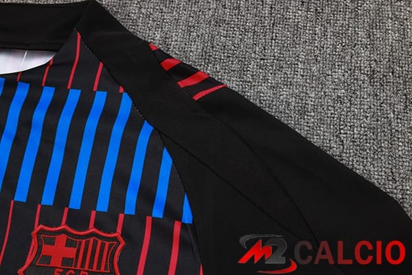 Insieme Tuta Calcio FC Barcellona Blu Nero Rosso 2024/2025