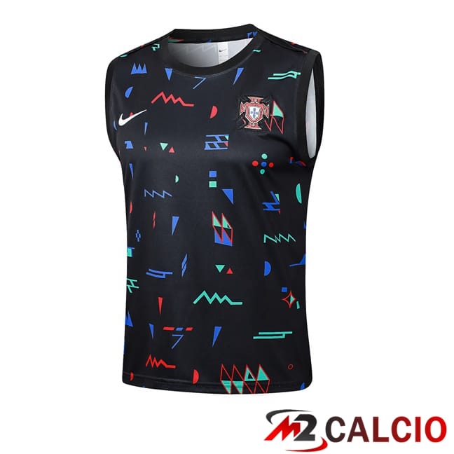 Canotta Allenamento Portogallo Nero 2024/2025