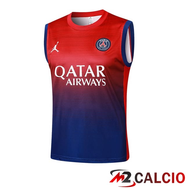 Maglie Calcio Personalizzate,Tute Calcio Squadre,Maglia Nazionale Italiana Calcio | Canotta Allenamento Paris PSG Rosso Blu Reale 2024/2025
