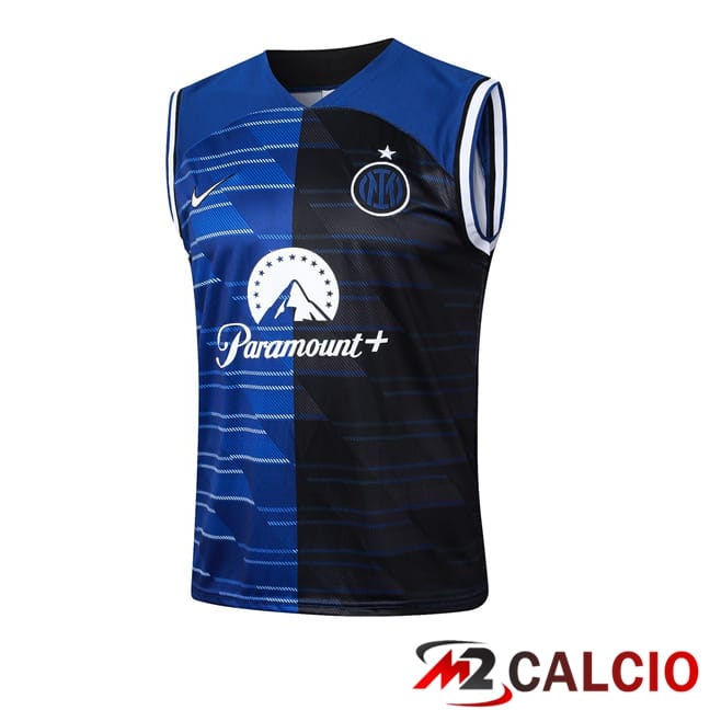 Maglie Calcio Personalizzate,Tute Calcio Squadre,Maglia Nazionale Italiana Calcio | Canotta Allenamento Inter Milan Blu Nero 2024/2025