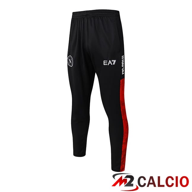 Maglie Calcio Personalizzate,Tute Calcio Squadre,Maglia Nazionale Italiana Calcio | Pantaloni Da Allenamento SSC Napoli Nero 2024/2025