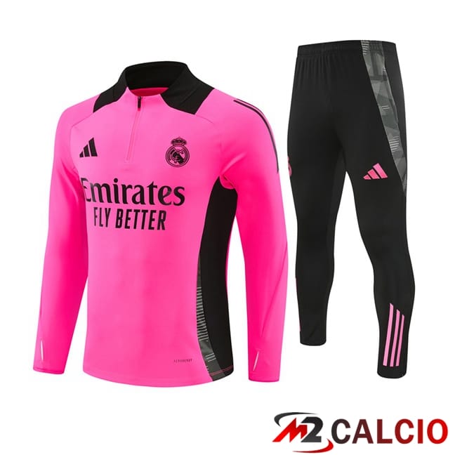 Maglie Calcio Personalizzate,Tute Calcio Squadre,Maglia Nazionale Italiana Calcio | Insieme Tuta Calcio Real Madrid Rosa 2024/2025