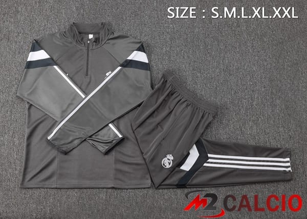 Insieme Tuta Calcio Real Madrid Grigio 2024/2025