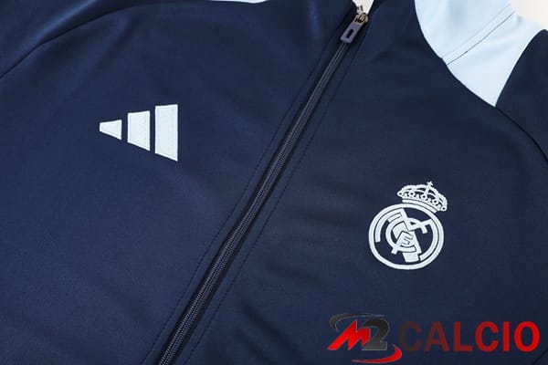 Insieme Tuta Calcio - Giacca Real Madrid Blu Reale 2024/2025