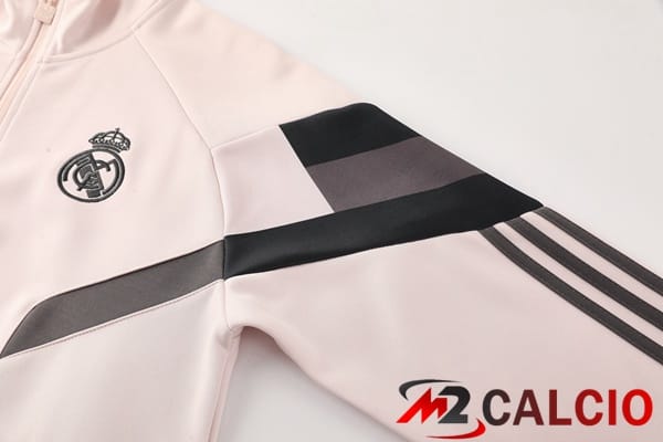 Insieme Tuta Calcio - Giacca Real Madrid Rosa 2024/2025