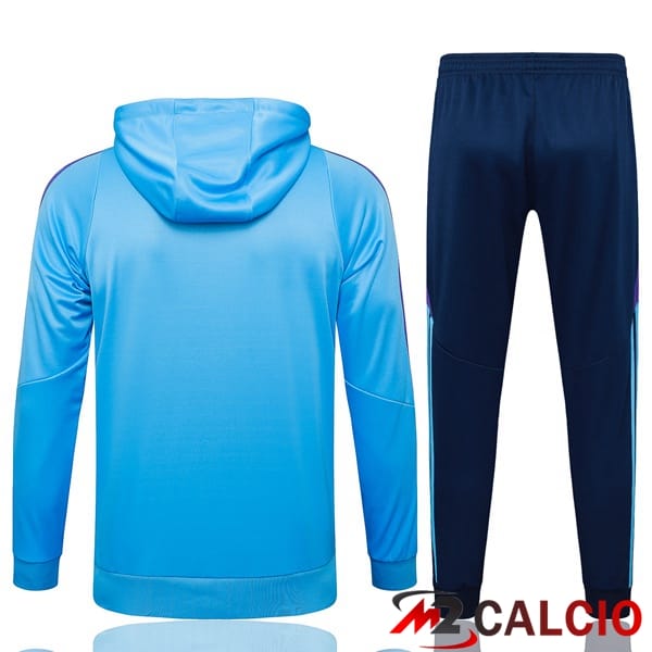 Tuta Calcio - Felpa Con Cappuccio Argentina Blu 2024/2025