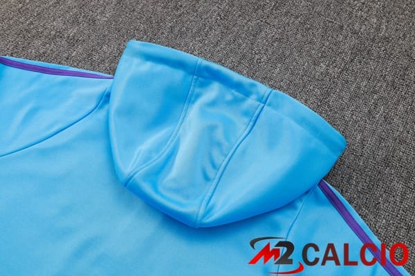 Tuta Calcio - Felpa Con Cappuccio Argentina Blu 2024/2025