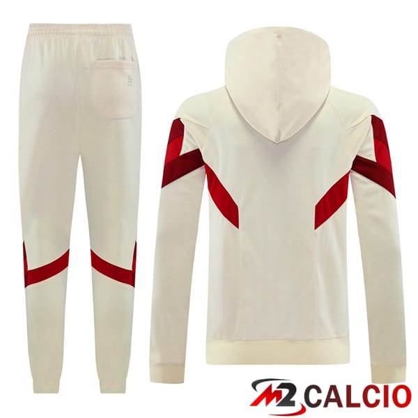 Tuta Calcio - Felpa Con Cappuccio Bayern Monaco Giallo 2024/2025