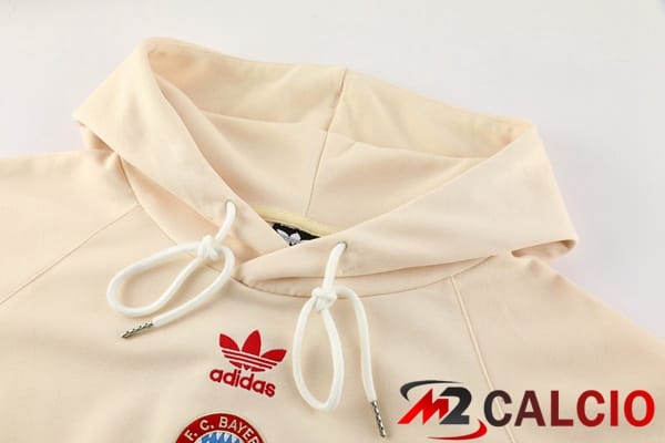 Tuta Calcio - Felpa Con Cappuccio Bayern Monaco Giallo 2024/2025