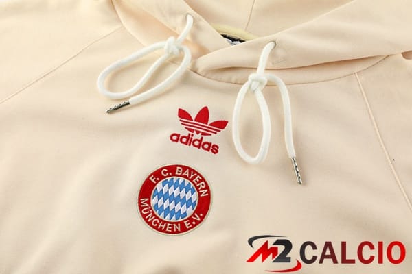 Tuta Calcio - Felpa Con Cappuccio Bayern Monaco Giallo 2024/2025