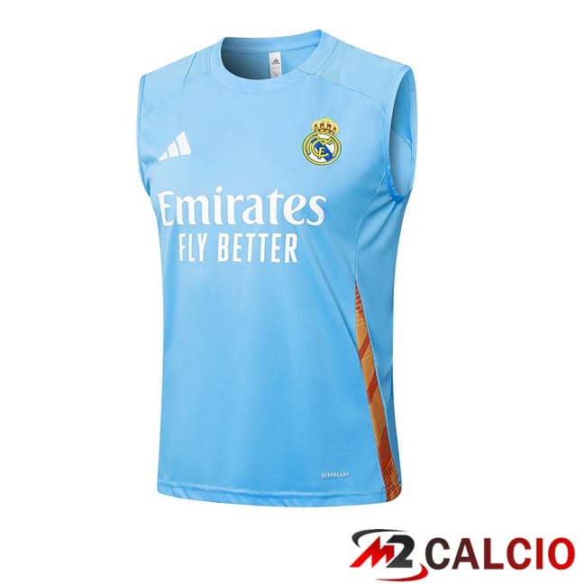 Canotta Allenamento Real Madrid Blu 2024/2025