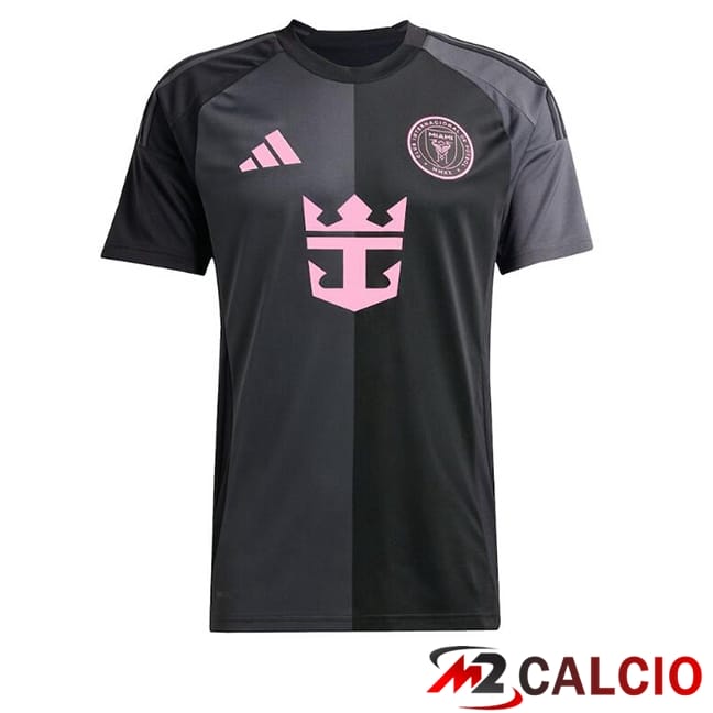 Maglie Calcio Personalizzate,Tute Calcio Squadre,Maglia Nazionale Italiana Calcio | Maglie Calcio Inter Miami CF Seconda Nero 2025/2026