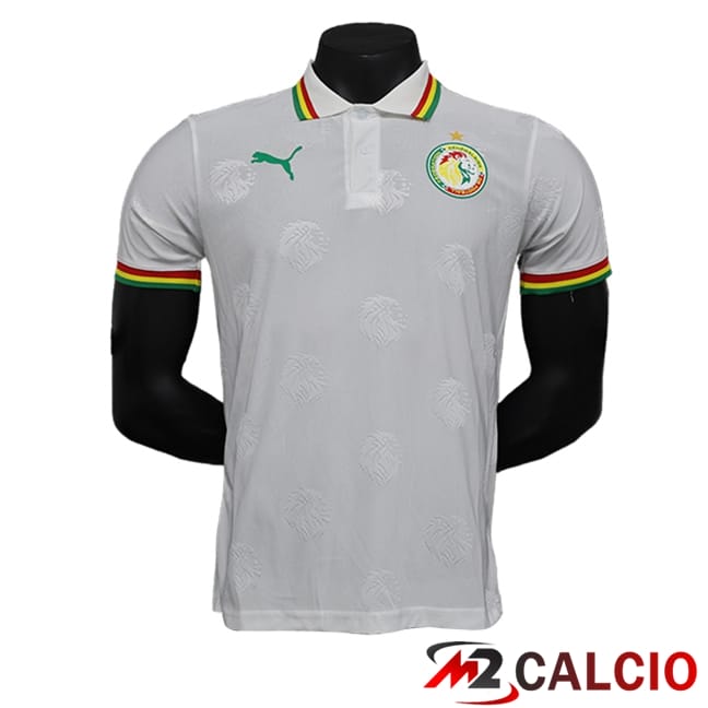 Maglie Calcio Personalizzate,Tute Calcio Squadre,Maglia Nazionale Italiana Calcio | Maglie Calcio Senegal Edizione Speciale Bianco 2024/2025
