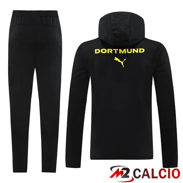 Tuta Calcio - Giacca A Vento Dortmund BVB Nero 2024/2025