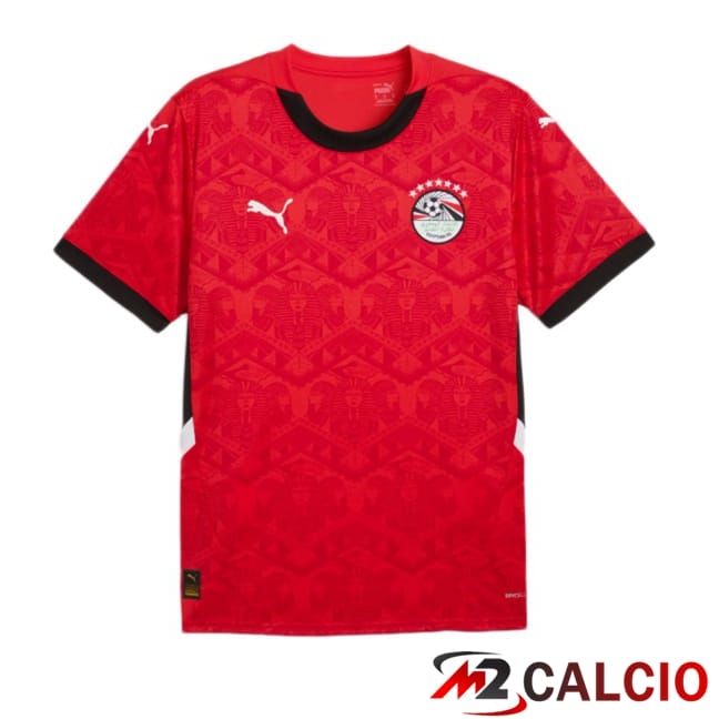 Maglie Calcio Personalizzate,Tute Calcio Squadre,Maglia Nazionale Italiana Calcio | Maglie Calcio Egitto Prima Rosso 2024/2025
