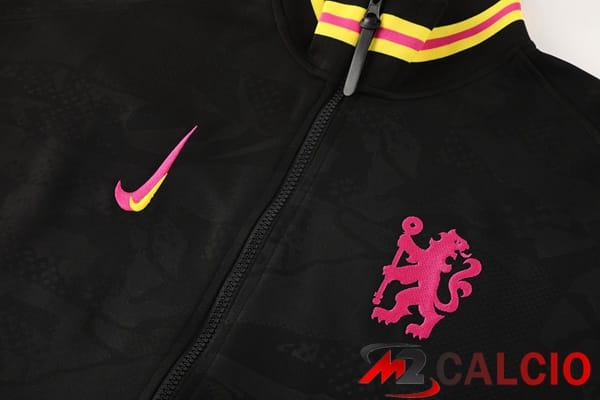 Insieme Tuta Calcio - Giacca FC Chelsea Nero 2024/2025