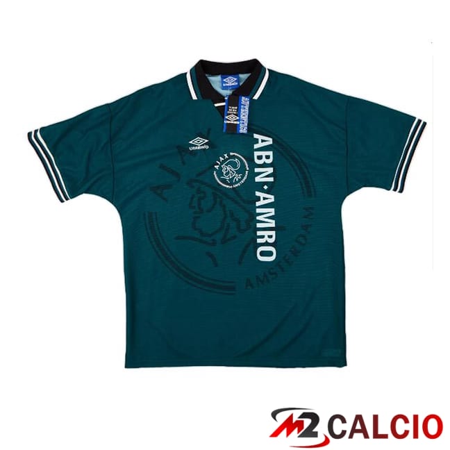 Maglie Calcio Personalizzate,Tute Calcio Squadre,Maglia Nazionale Italiana Calcio | Maglie Calcio AFC Ajax Retro Seconda Verde 1995-1996