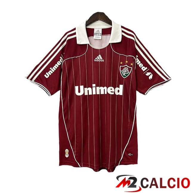 Maglie Calcio Personalizzate,Tute Calcio Squadre,Maglia Nazionale Italiana Calcio | Maglie Calcio Fluminense Retro Terza Rosso 2007-2008
