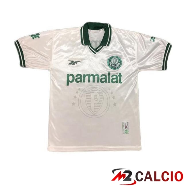 Maglie Calcio Personalizzate,Tute Calcio Squadre,Maglia Nazionale Italiana Calcio | Maglie Calcio Palmeiras Retro Seconda Bianco 1997