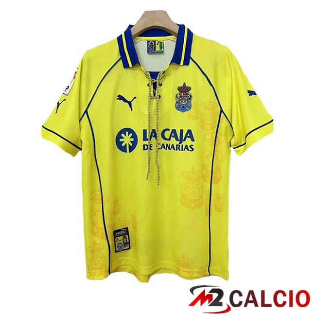 Maglie Calcio Personalizzate,Tute Calcio Squadre,Maglia Nazionale Italiana Calcio | Maglie Calcio UD Las Palmas Retro Prima Giallo 1997-1998
