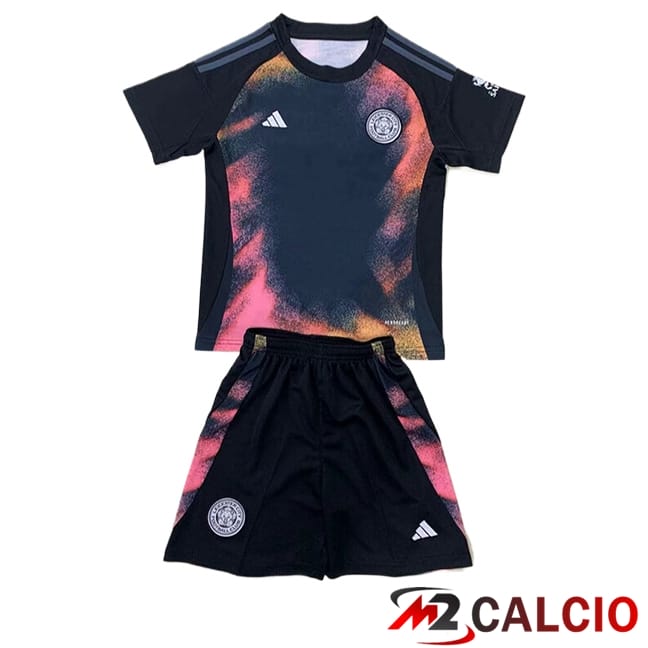 Maglie Calcio Personalizzate,Tute Calcio Squadre,Maglia Nazionale Italiana Calcio | Maglie Calcio Leicester City Bambino Seconda 2024/2025
