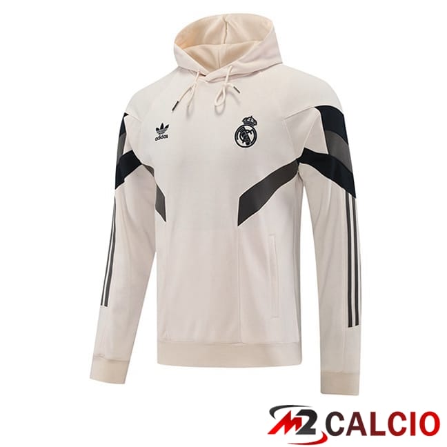 Maglie Calcio Personalizzate,Tute Calcio Squadre,Maglia Nazionale Italiana Calcio | Felpa Con Cappuccio Real Madrid Giallo 2025/2026