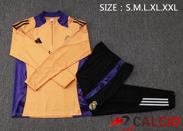 Insieme Tuta Calcio Real Madrid Arancia 2025/2026