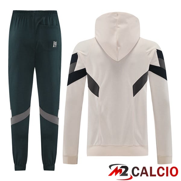 Tuta Calcio - Felpa Con Cappuccio Real Madrid Giallo 2025/2026