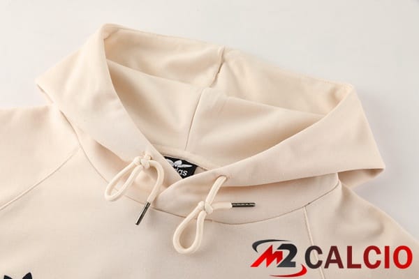 Tuta Calcio - Felpa Con Cappuccio Real Madrid Giallo 2025/2026