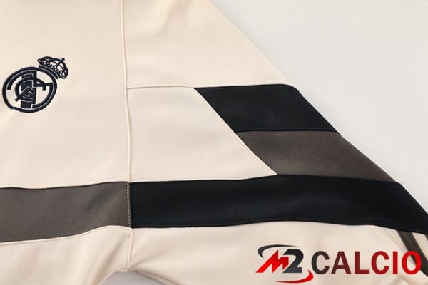 Tuta Calcio - Felpa Con Cappuccio Real Madrid Giallo 2025/2026