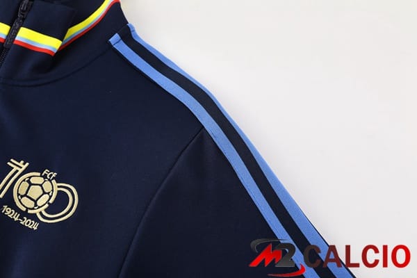 Insieme Tuta Calcio - Giacca Colombia Blu Reale 2025/2026
