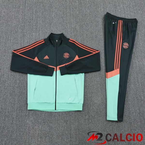 Insieme Tuta Calcio - Giacca Bayern Monaco Verde 2025/2026