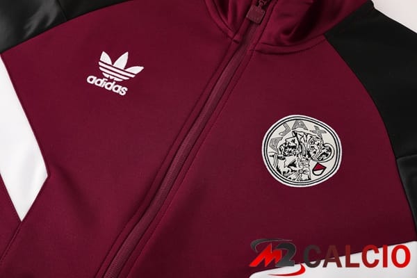 Insieme Tuta Calcio - Giacca AFC Ajax Rosso 2025/2026