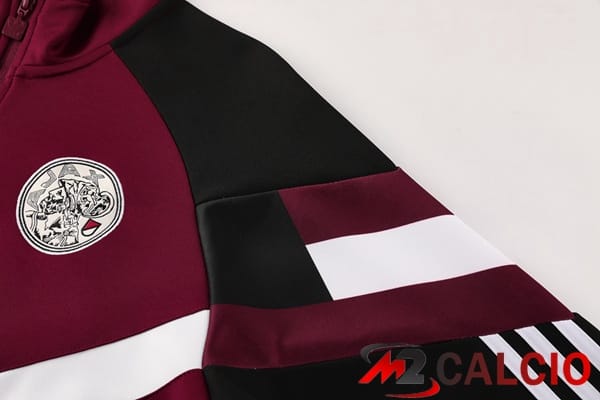 Insieme Tuta Calcio - Giacca AFC Ajax Rosso 2025/2026