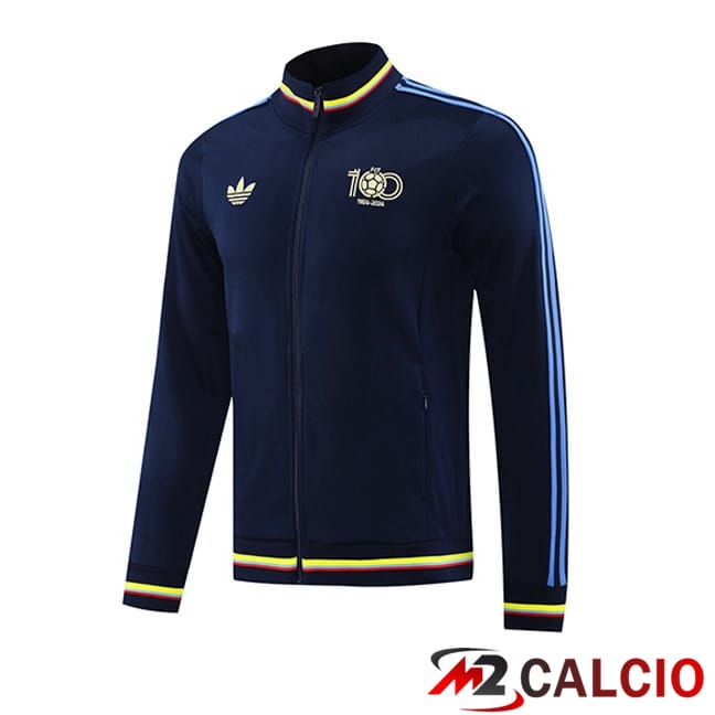 Maglie Calcio Personalizzate,Tute Calcio Squadre,Maglia Nazionale Italiana Calcio | Giacca Calcio Colombia Blu Reale 2025/2026