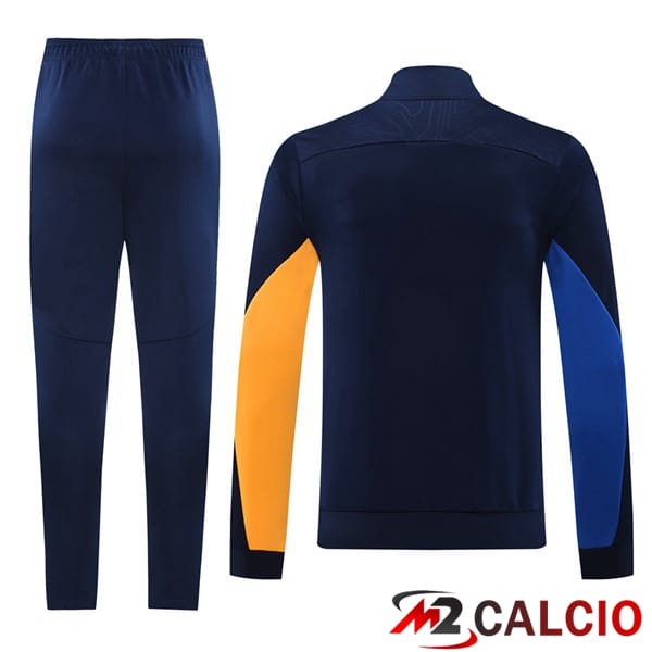 Insieme Tuta Calcio - Giacca Marsiglia OM Blu Reale 2025/2026
