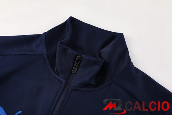 Insieme Tuta Calcio - Giacca Marsiglia OM Blu Reale 2025/2026