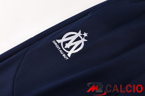 Insieme Tuta Calcio - Giacca Marsiglia OM Blu Reale 2025/2026