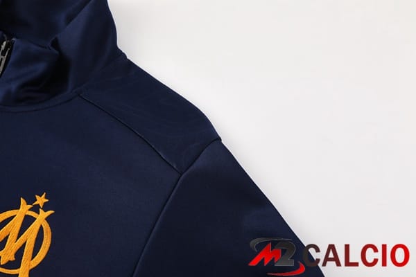 Insieme Tuta Calcio - Giacca Marsiglia OM Blu Reale 2025/2026
